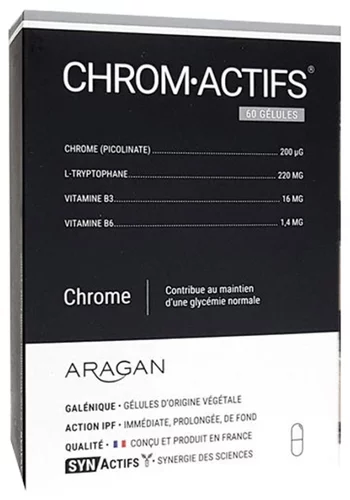 Synactifs ChromActifs - Aragan - 60 Gélules