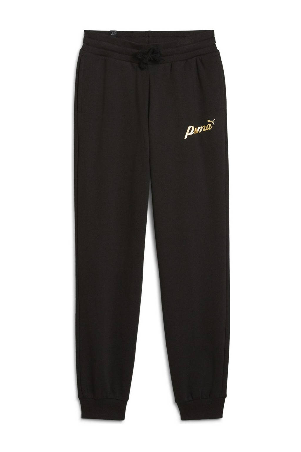 Puma joggingbroek zwart/goudkleurig