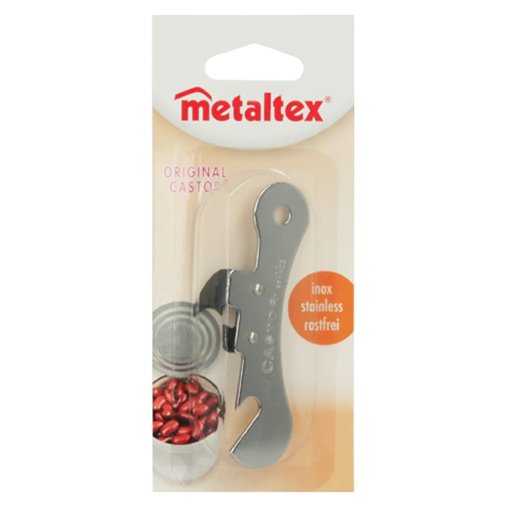Ouvre-Boîte en inox avec lame acier Metaltex