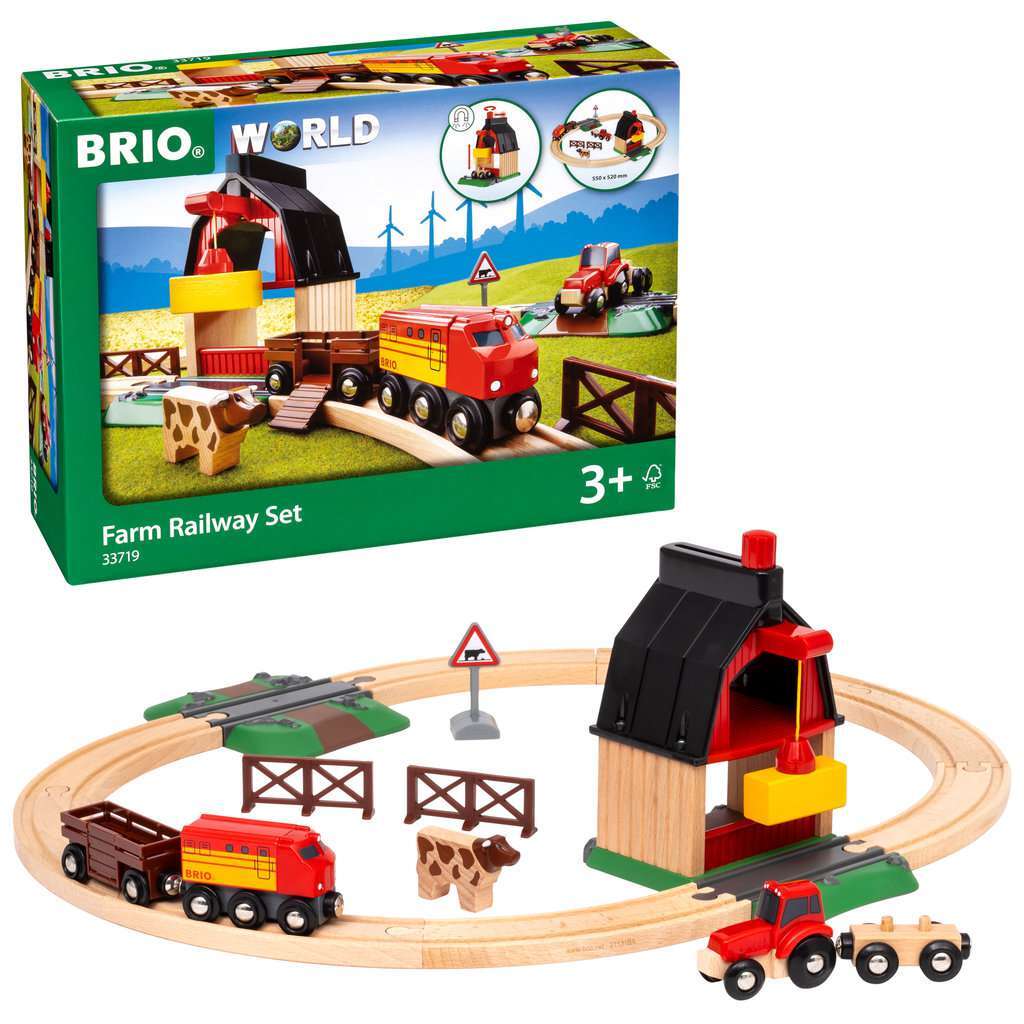 BRIO Spiel Bahn Bauernhof Set