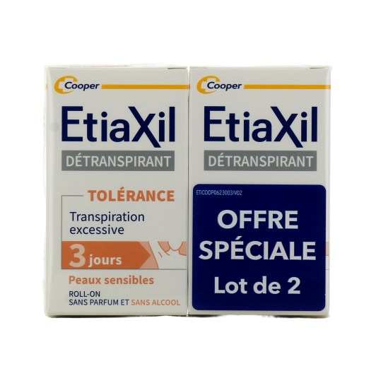 Etiaxil Détranspirant Aisselle Confort+ Transpiration excessive