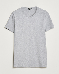 Zegna Stretch Cotton Round Neck T-Shirt White