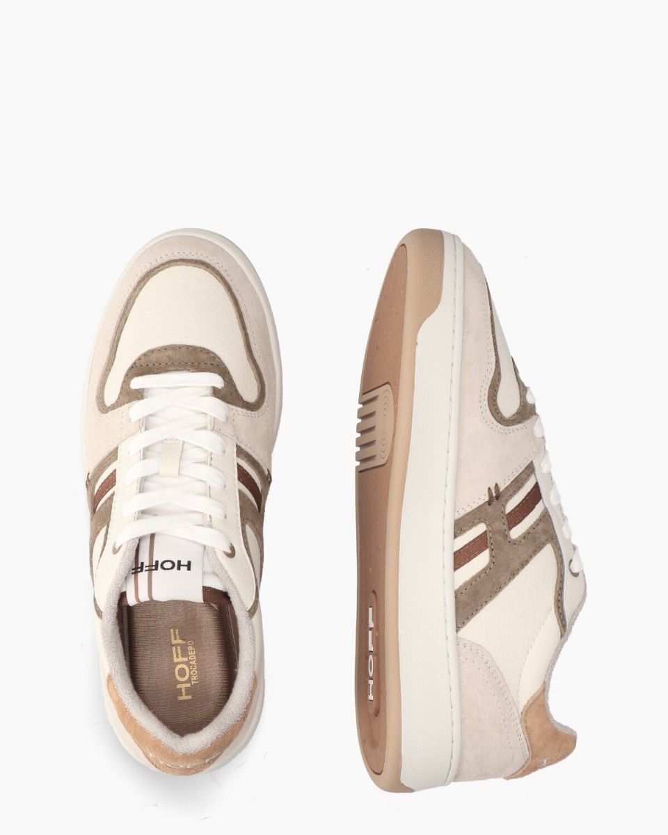 Hoff Trocadero Off-White/Bruin Herensneakers