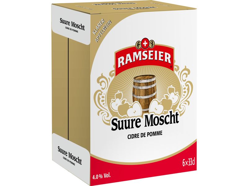 Ramseier Suure Moscht 6 x 0.33 l Suure Moscht hergestellt nach traditionellem Rezept aus auserlesenen Apfelsorten