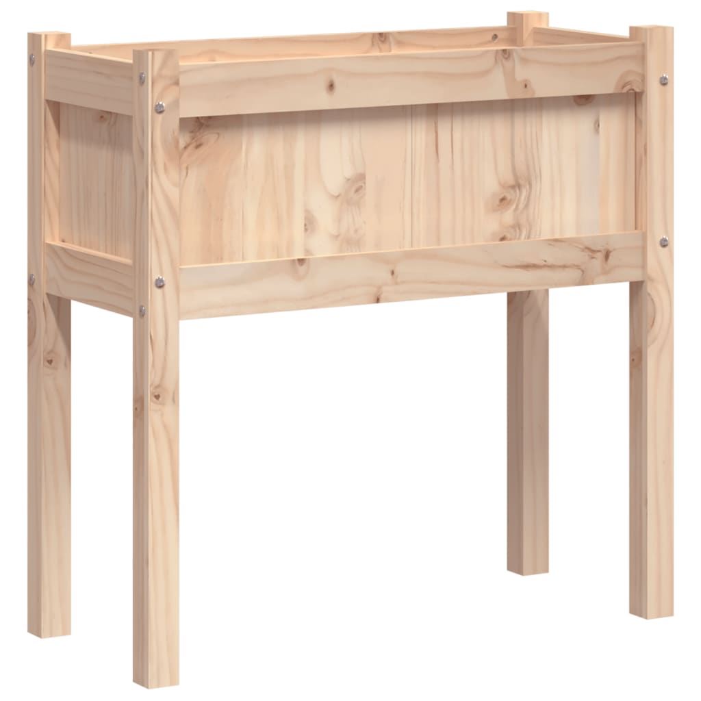 Jardinières avec pieds 70x31x70 cm bois de pin massif