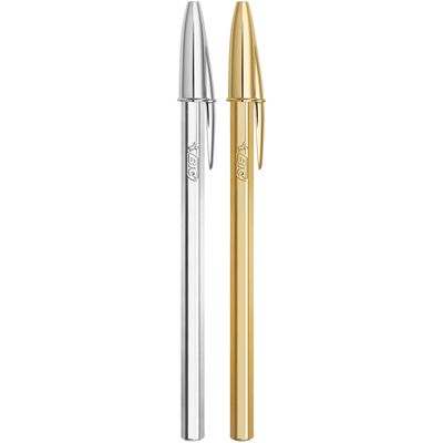 BIC Cristal Original - Stylo à bille - argent