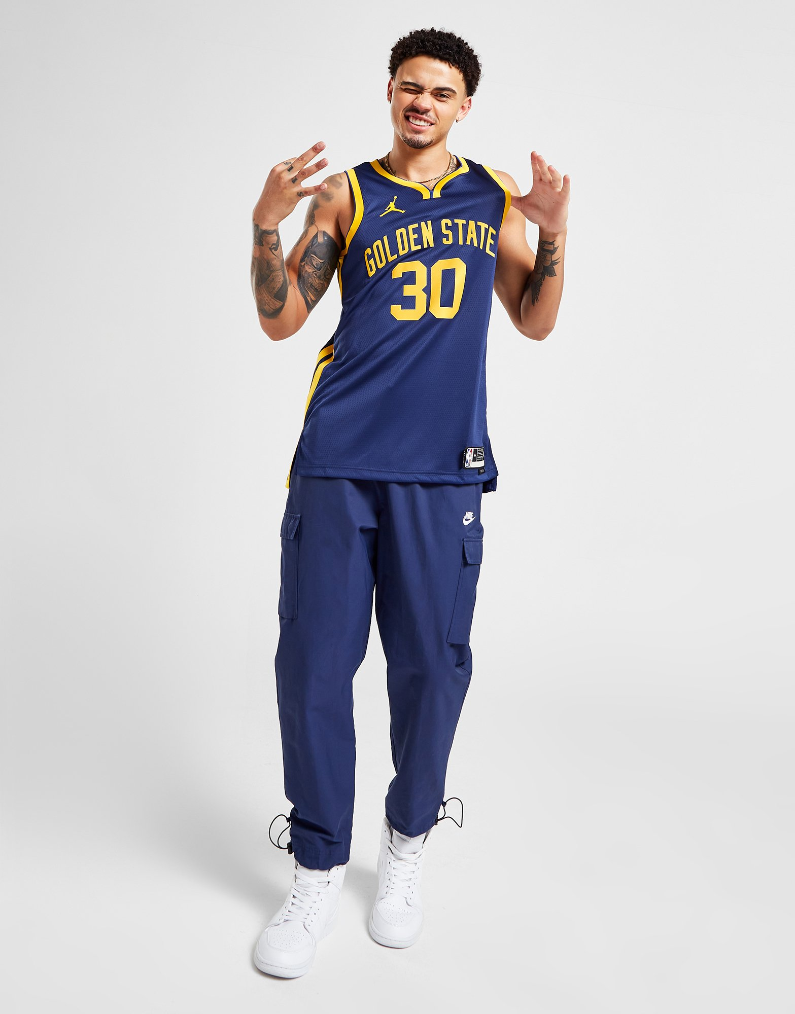 Jordan Maillot Jordan Dri-FIT NBA Swingman Golden State Warriors Statement Edition