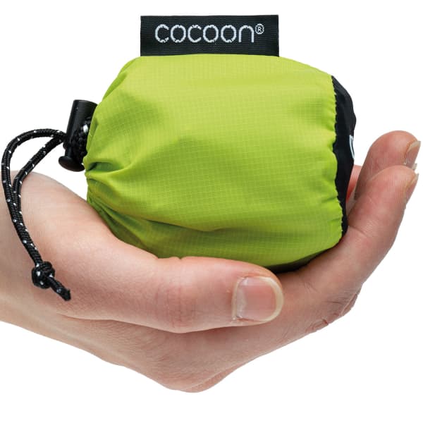 Drap sac de couchage COCOON TRAVEL CLOTHESLINE CHARCOAL/PINETREE