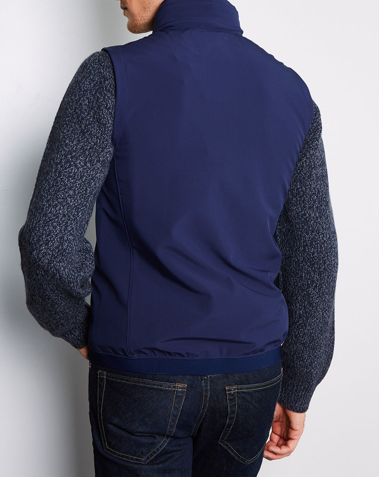Hackett London Veste Soft HKT Sport Performance bleu marine