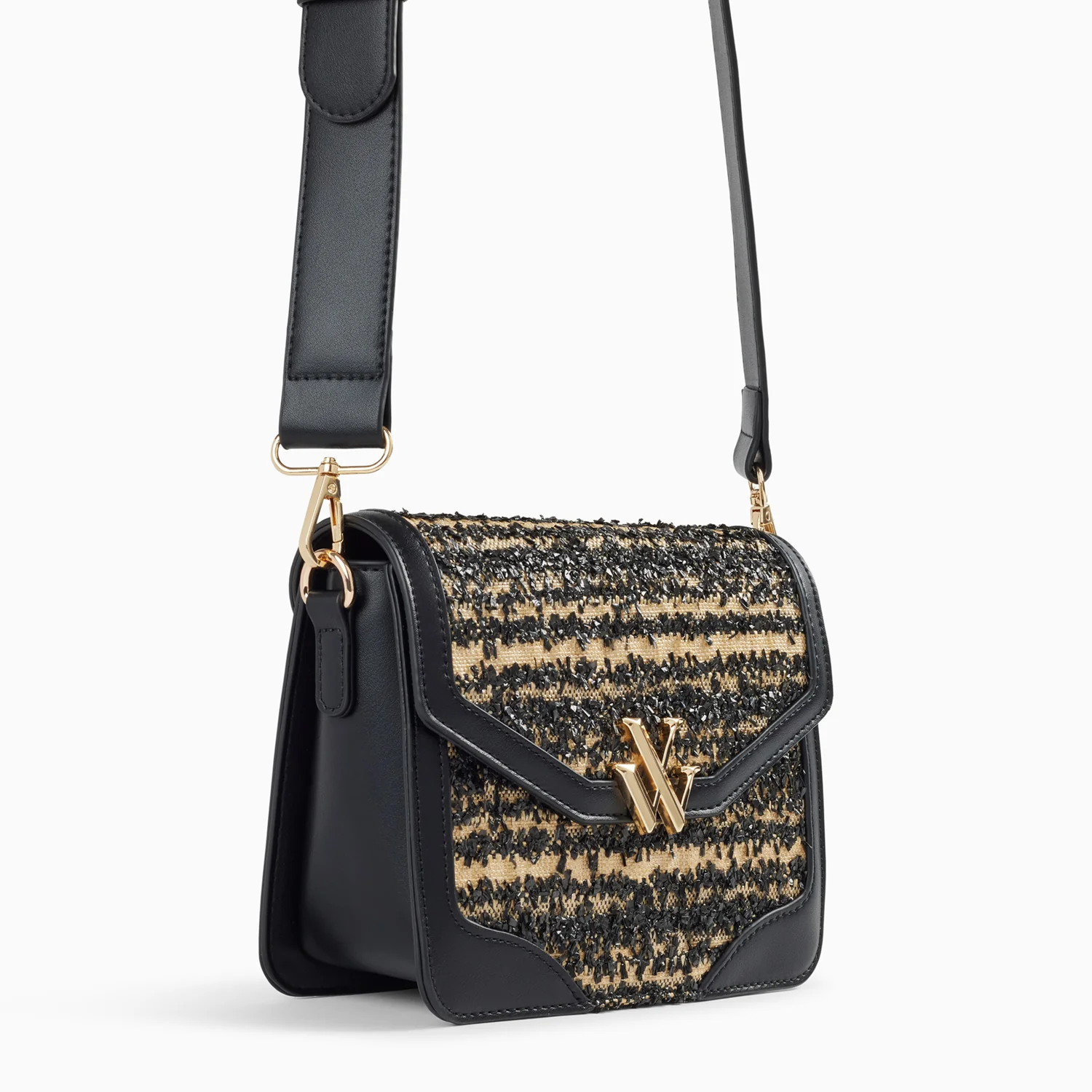 Sacs-Petit sac cartable Aline noir et beige