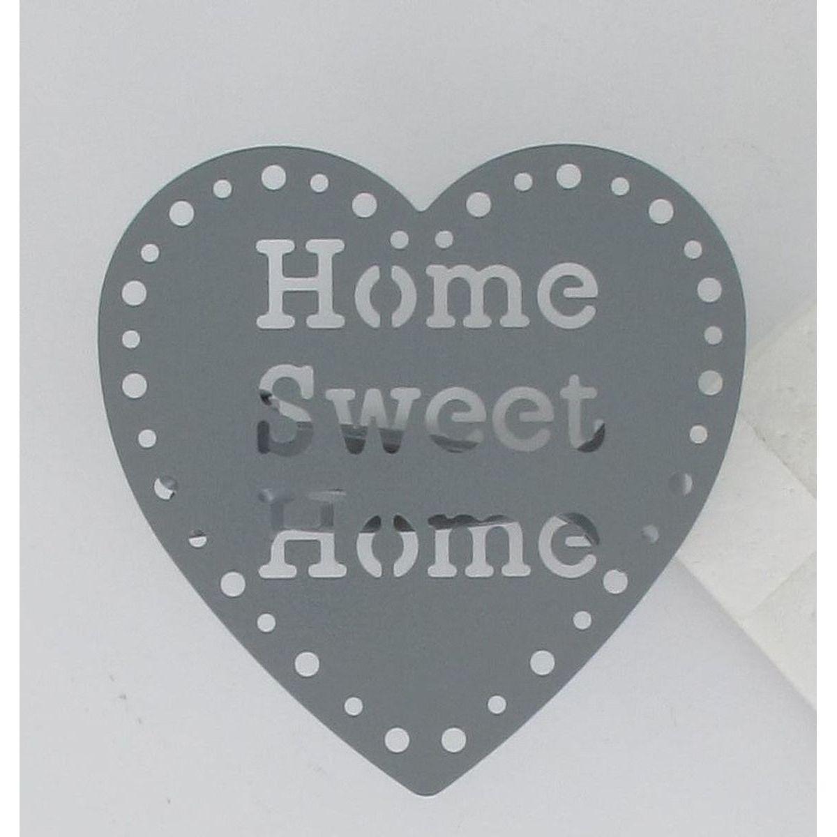 PINCE METAL GM HOME SWEET HOME X2 GRIS FONCE