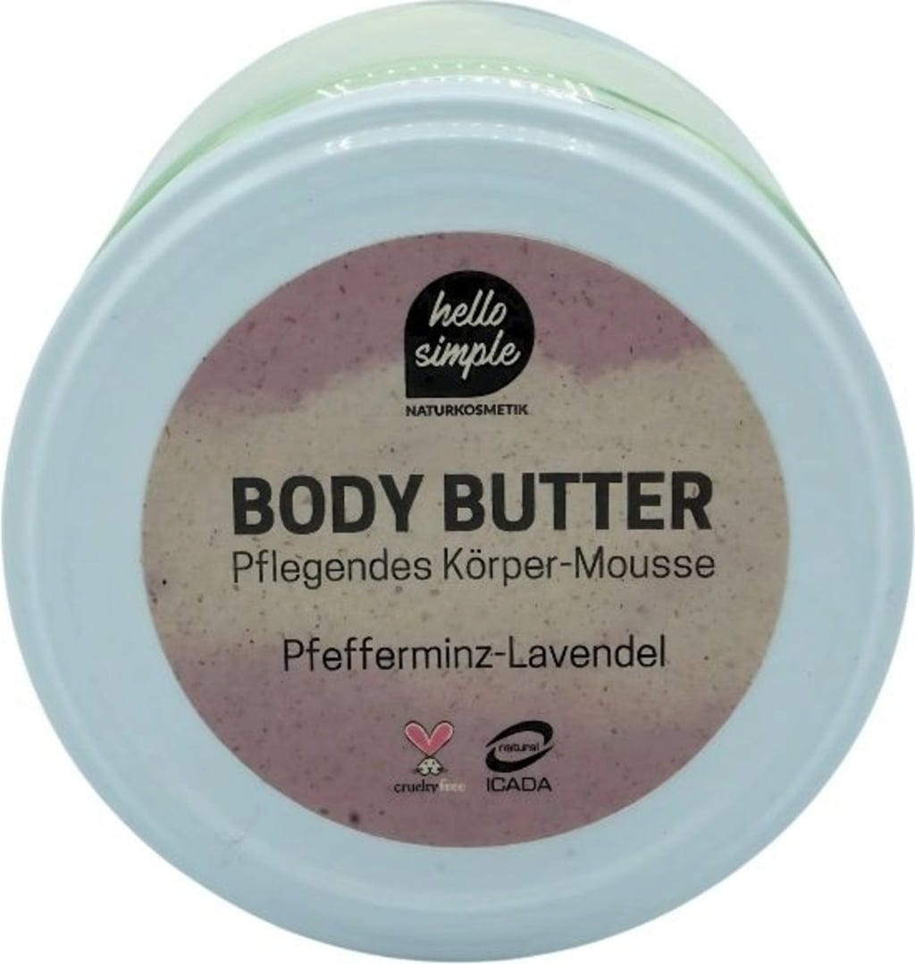 hello simple  Body Butter, Peppermint-Lavender (100 g)