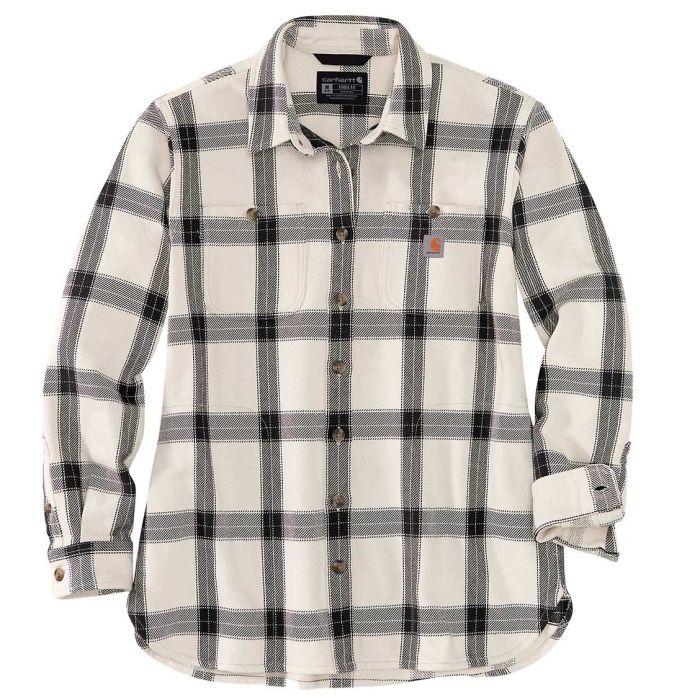 Flannel L/S Plaid Shirt Heavyweight Women skjorte