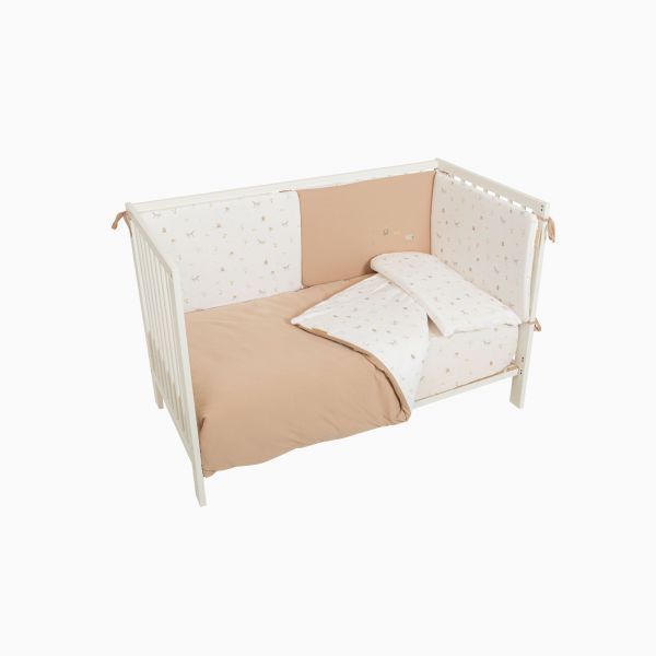 Pirulos Textil Farm Branco/lino 100x135