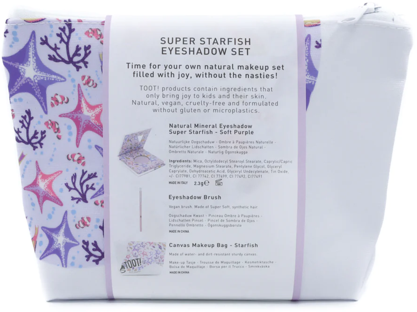 TOOT!  Eyeshadow Bag Set, Super Starfish