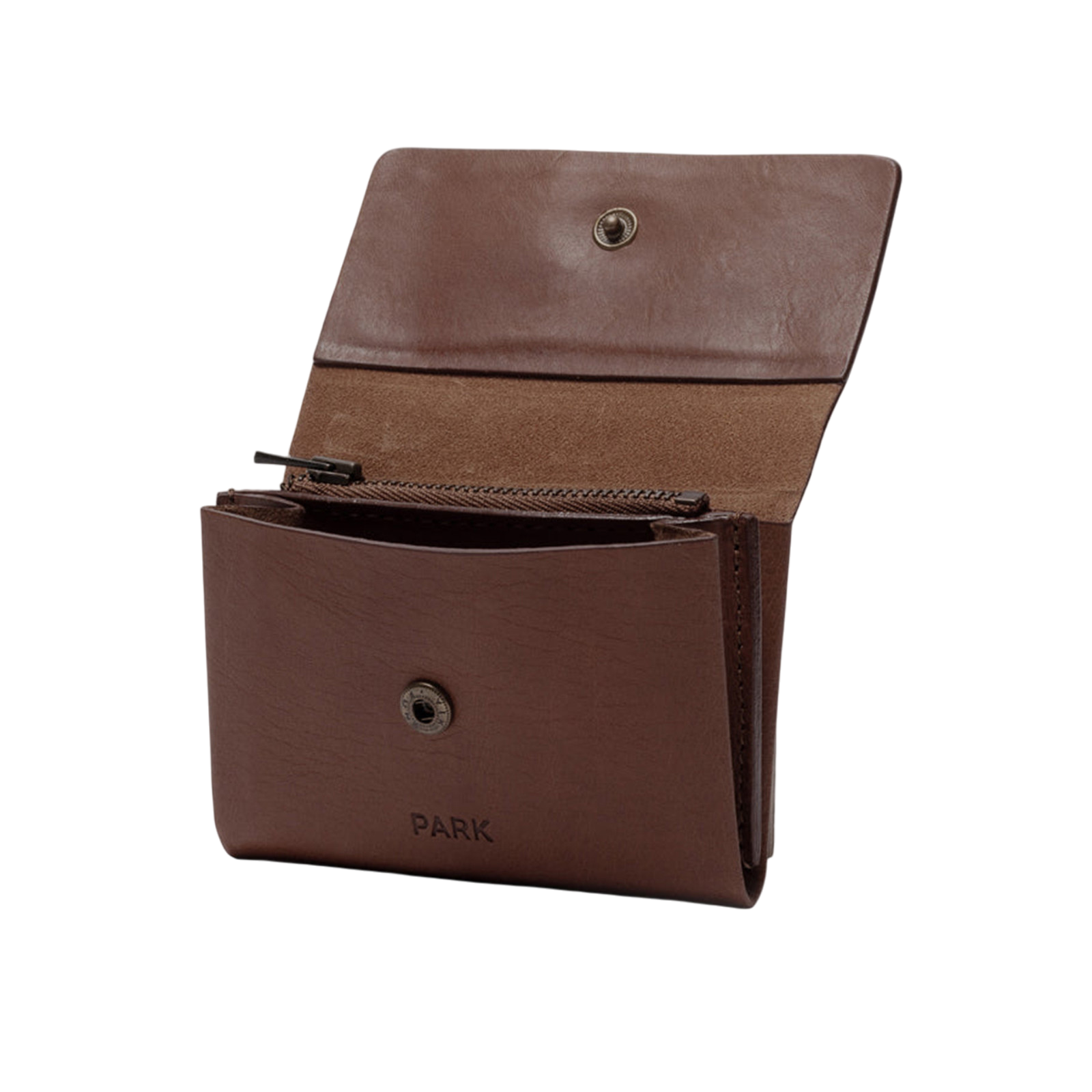 Kleines Portemonnaie Dark-Brown
