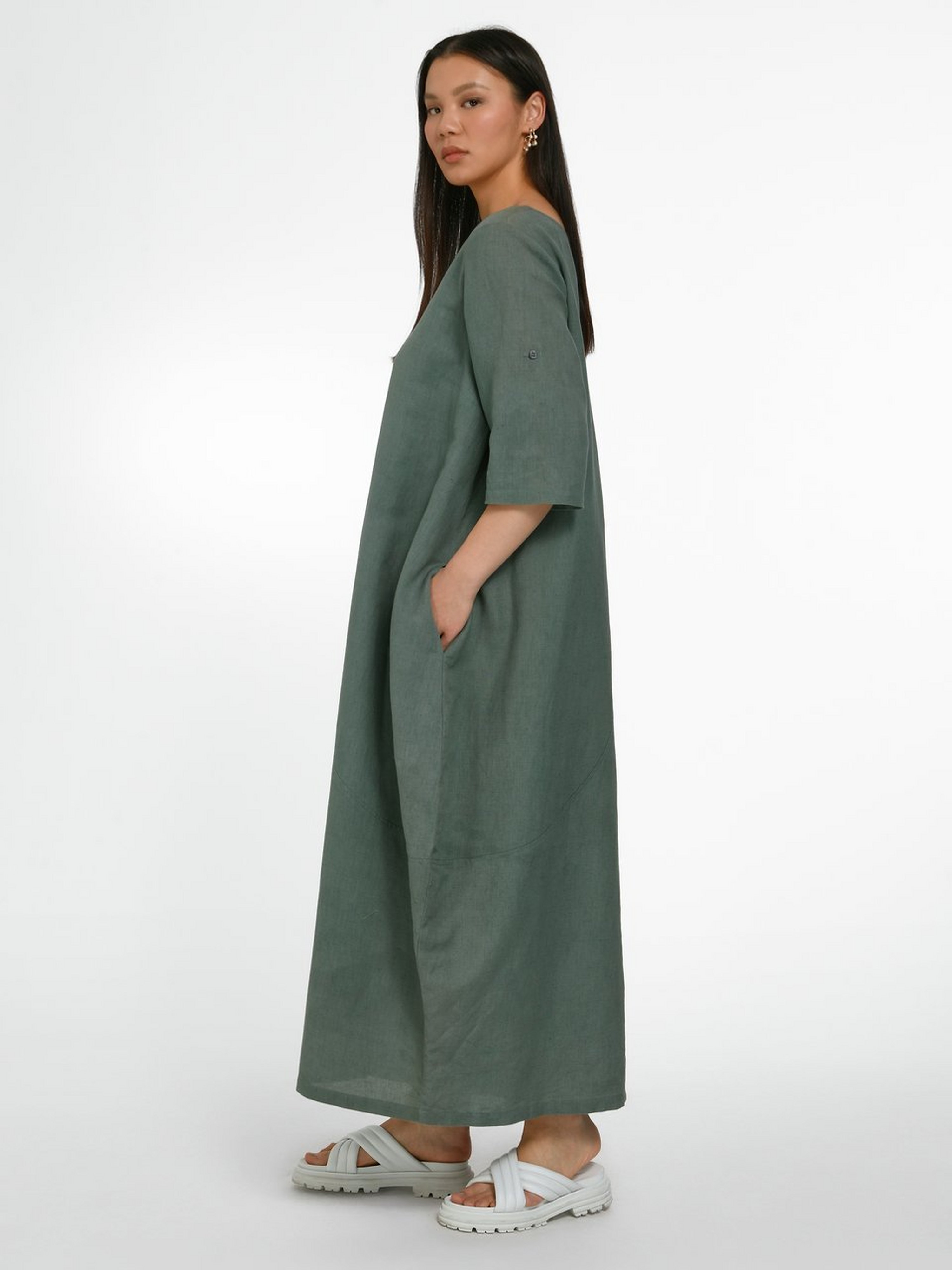 Kleid mit 3/4-Arm