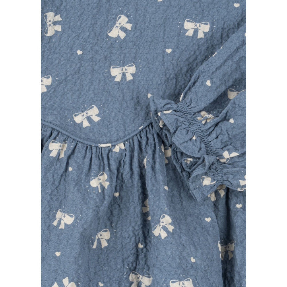 Køb Konges Sløjd Boucle Blue Vida Bluse GOTS