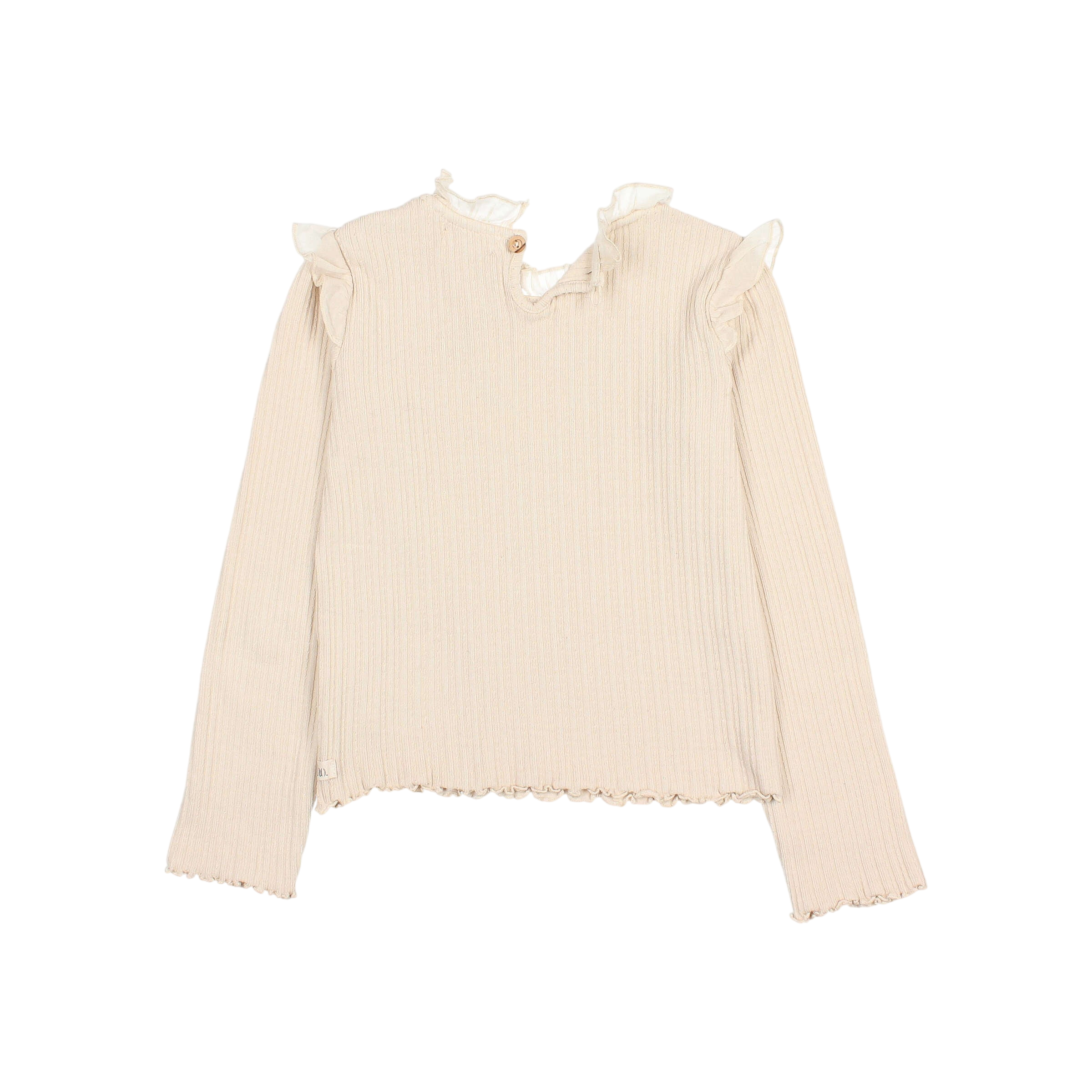 Langarmshirt Warm Rib Ivory