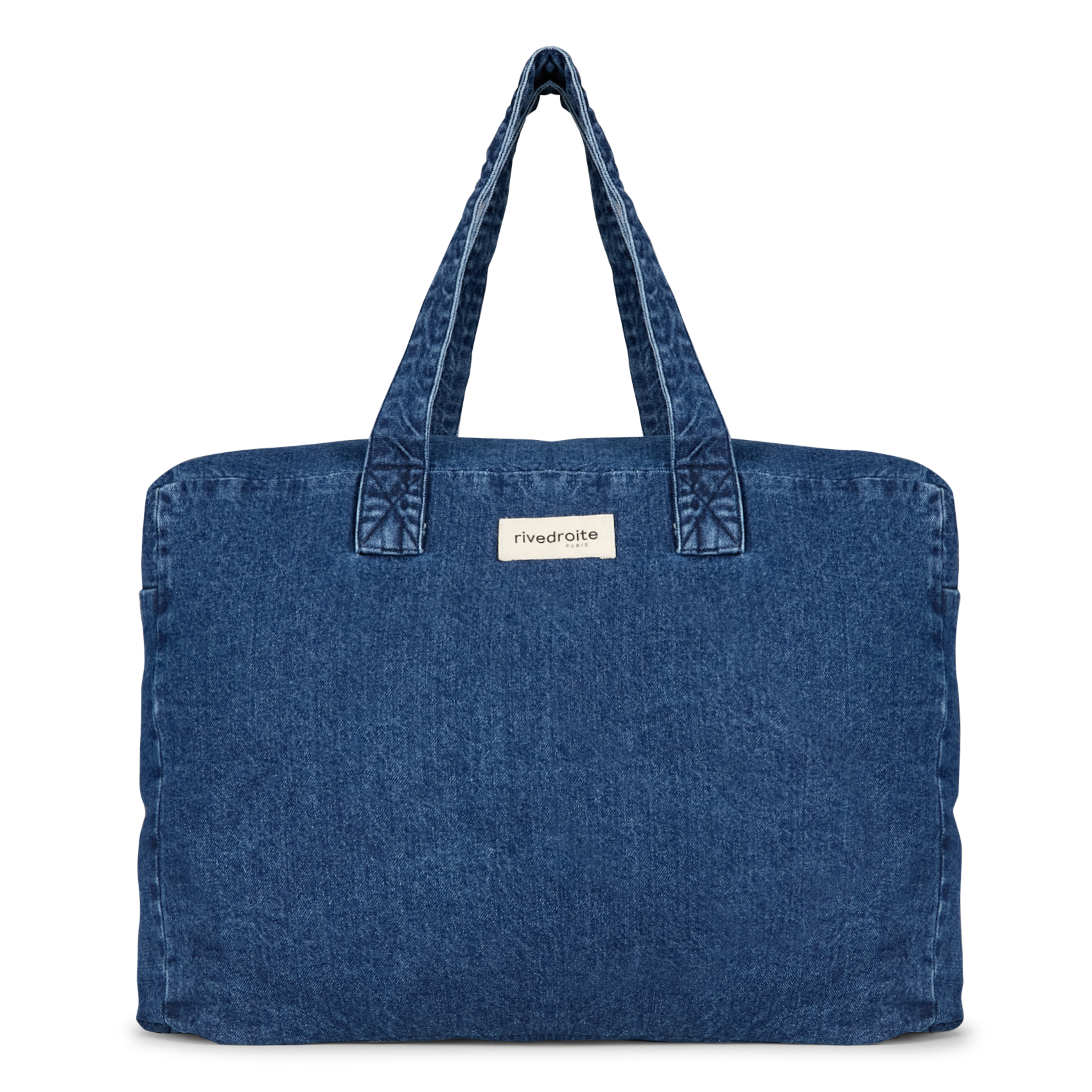 ELZEVIR - Sac week-end en coton mélangé | Bleu
