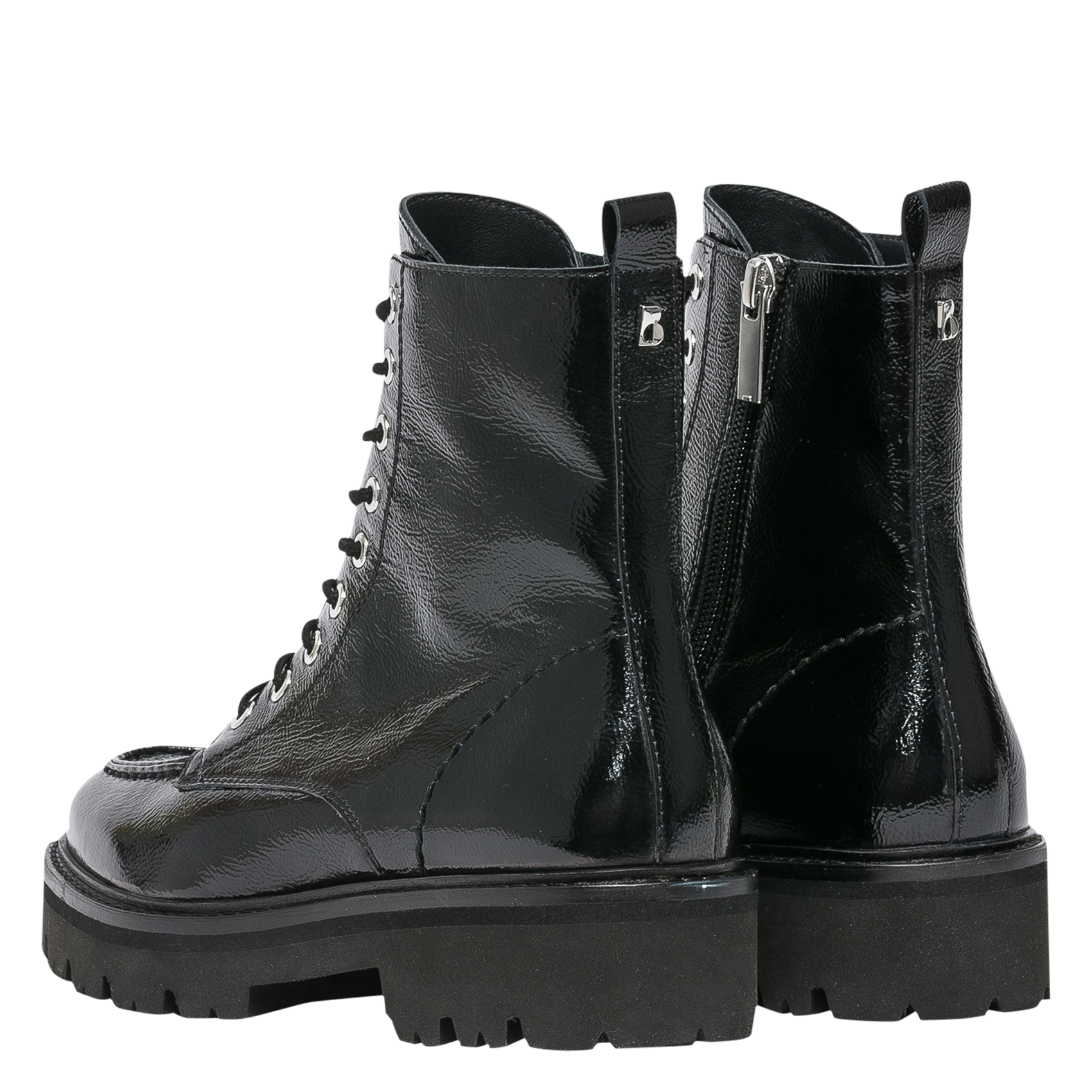 SCARLETT - Bottines en cuir vernis | Noir