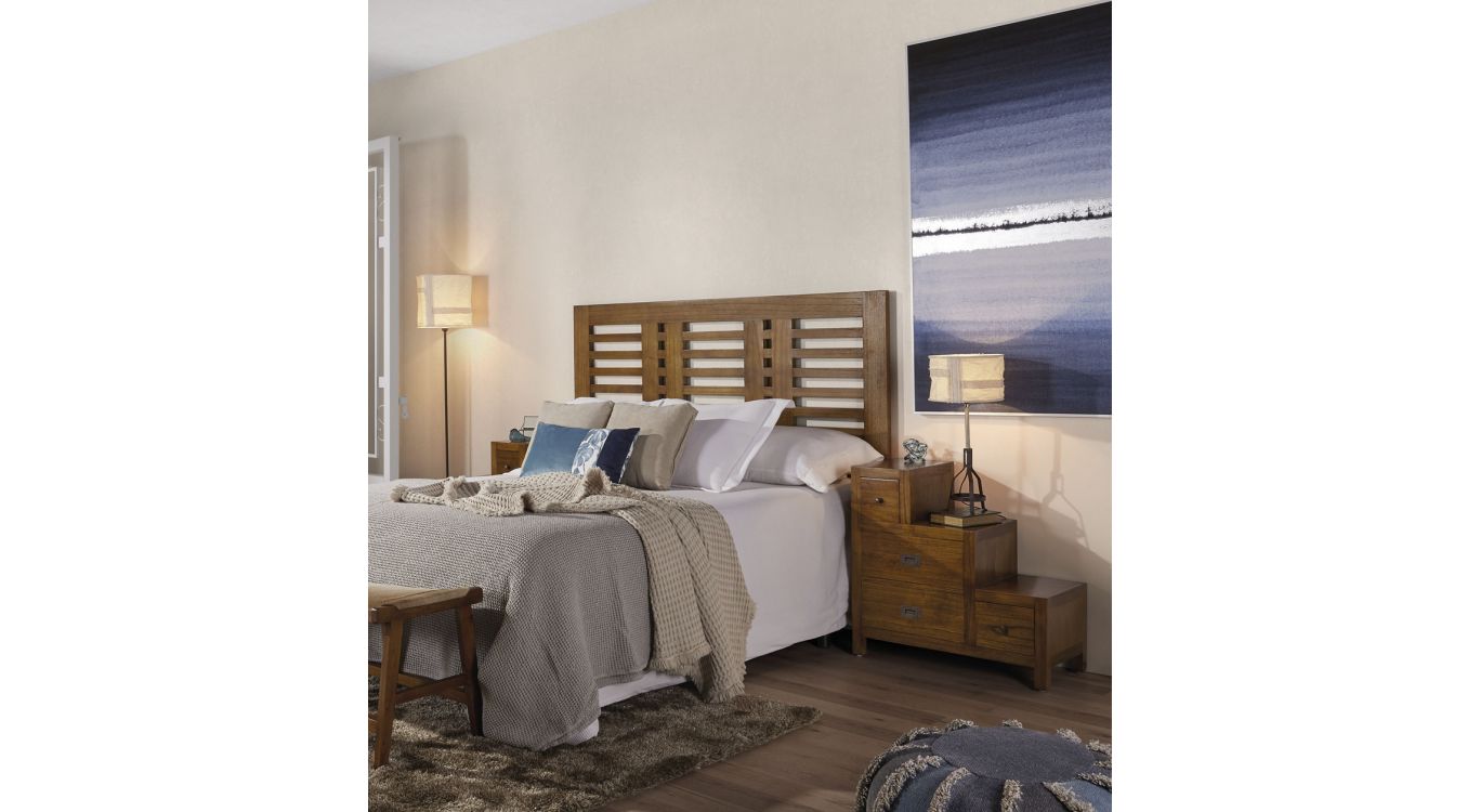 Tête de lit bois marron 165x3x135cm