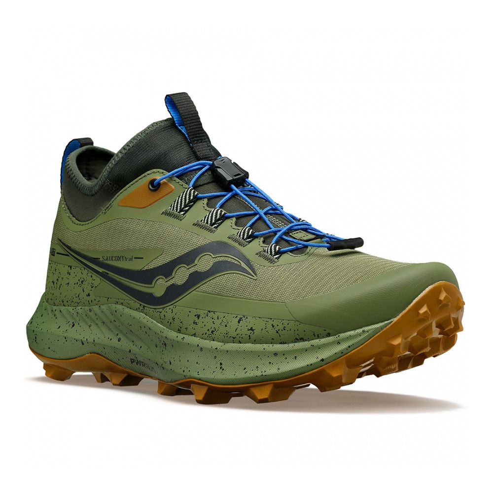 Saucony PEREGRINE 13 ST - Chaussures trail Homme glade/bronze