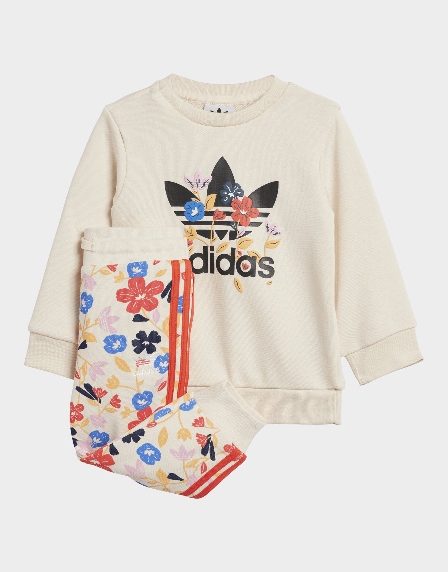 adidas Ensemble sweat-shirt col ras-du-cou Floral