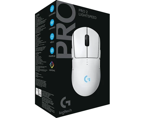 Logitech Pro 2 Lightspeed Mouse - White
