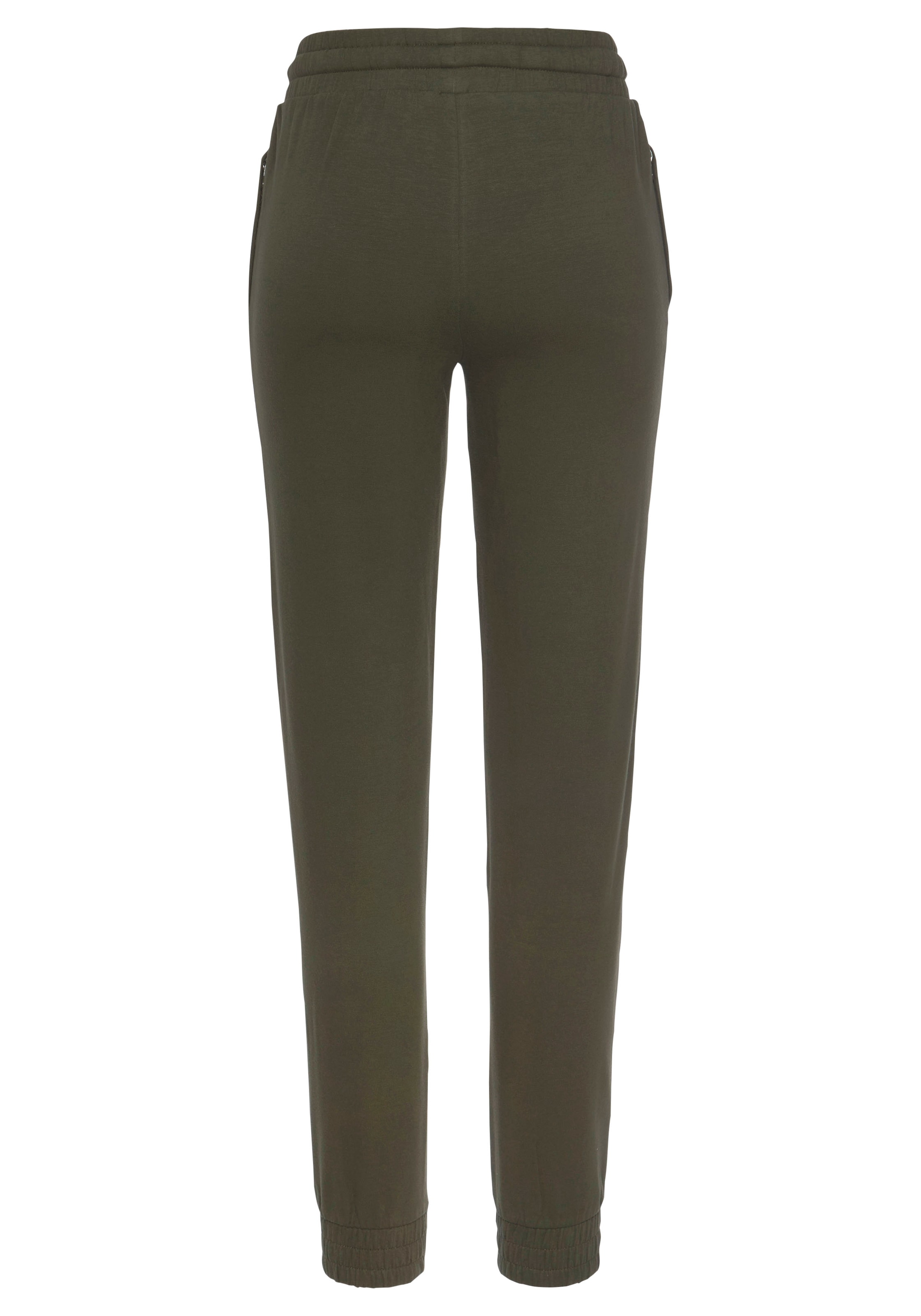 Bench. Loungewear Homewearhose  mit Reissverschluss Taschen, Loungeanzug