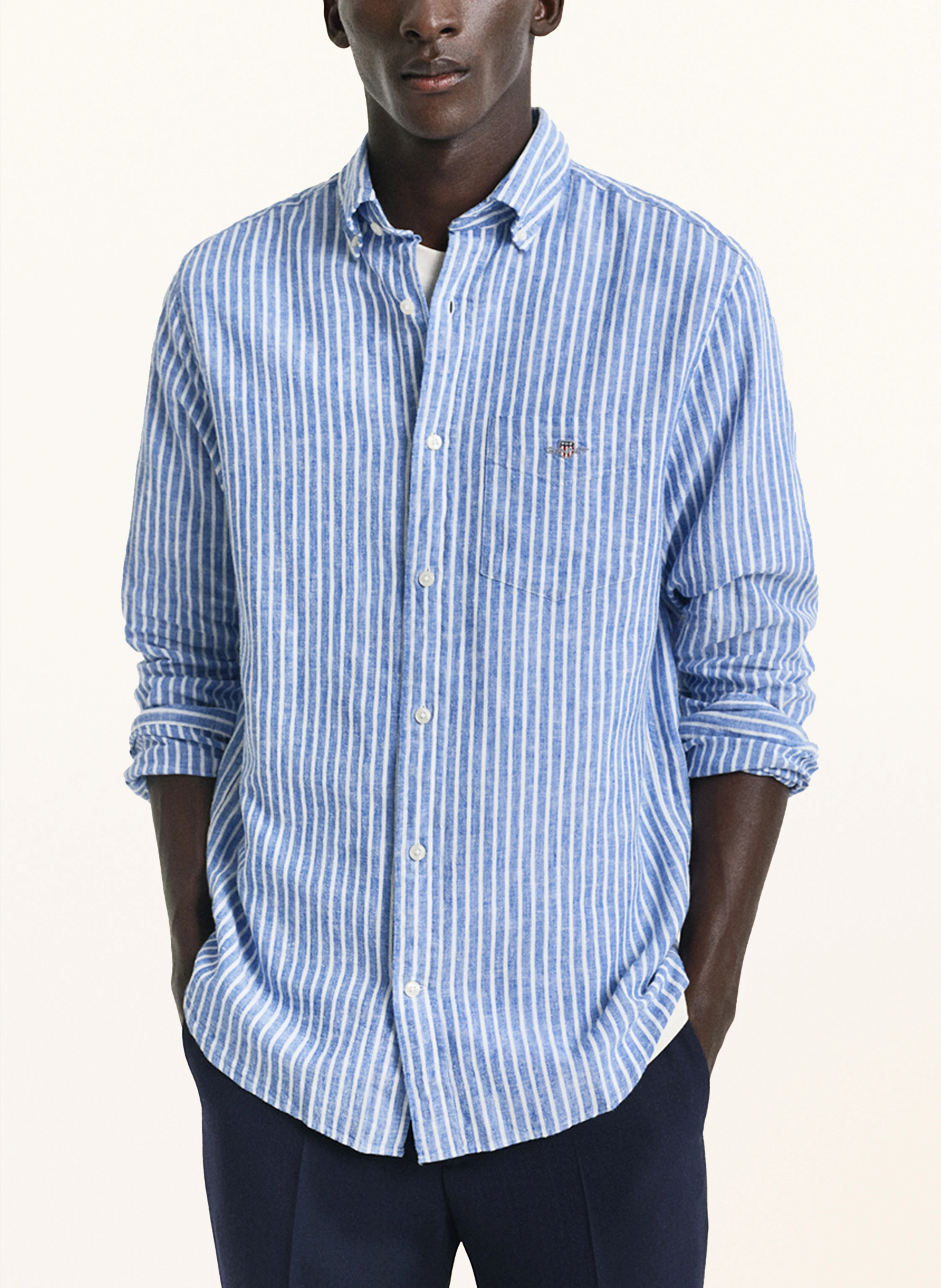 GANT Hemd Regular Fit mit Leinen