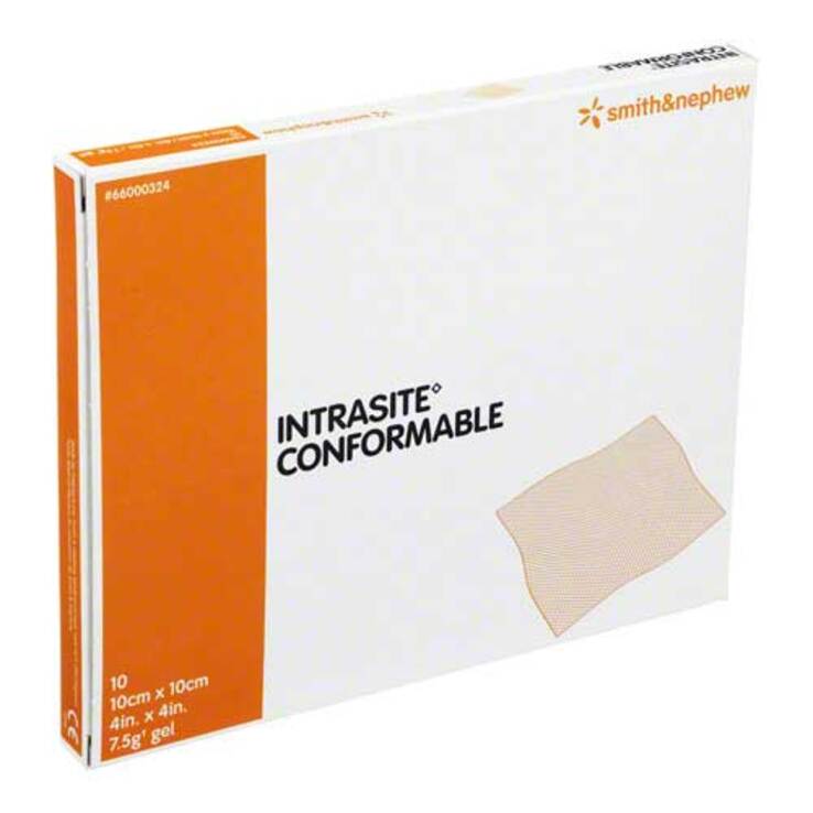 Intrasite Conformable Gelkompr.10x10cm, 10 St