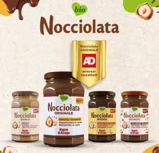 Nocciolata Biologische Hazelnootpasta Zonder Melk 650GR
