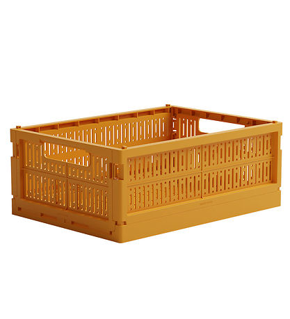Made Crate Klappbox - Midi - 33x24x13 cm - Mustard