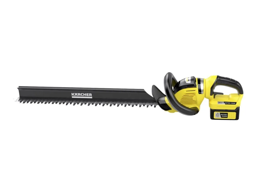 Kärcher HGE 36-60 - Hæktrimmer - ledningfri - 36 V - 2.5 Ah - 60 cm - tandmellemrum: 26 mm - 3.3 kg