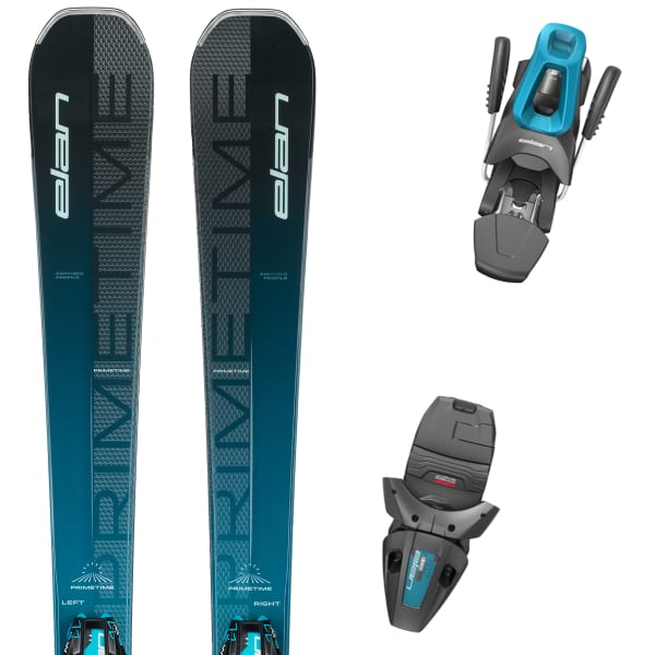 Pack ski ELAN PRIMETIME N°3 W PS + EL 10.0 GW SHIFT BLK/TRQ 85[H]