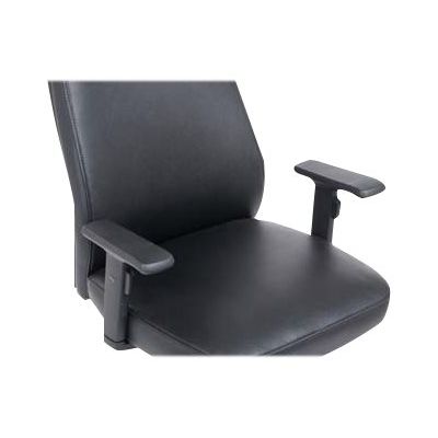 Fauteuil de bureau PHILADELPHIE - accoudoirs réglables - appui-tête intégré - noir