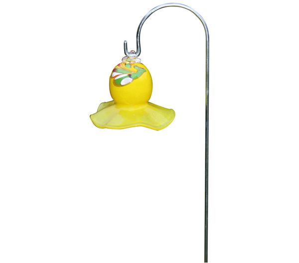 MP Glaszauber Glas-Miniglocke mit Stab, ca.