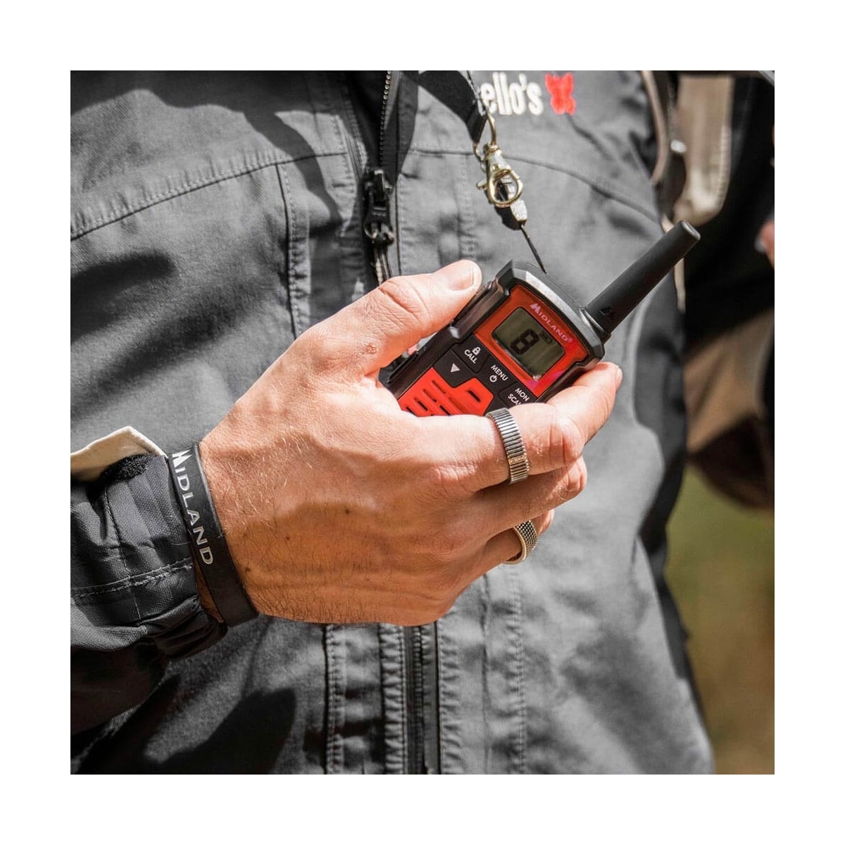 MIDLAND Walkie Talkie XT10 Pro Svart/Rød