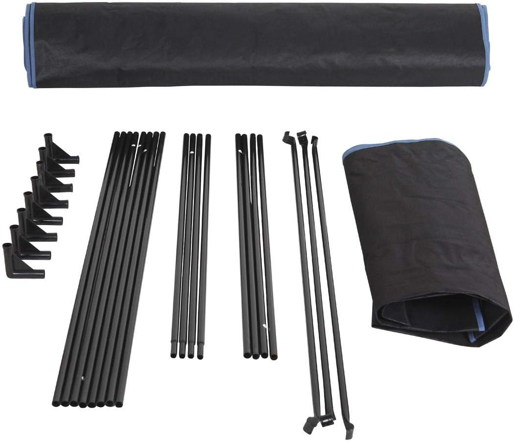 yourGEAR Growzelt Plantsville Indoor Growbox für Pflanzenzucht – 8 Größen | Hochreflektierendes Gewächshaus Zuchtzelt mit Stahlrahmen, 120x120x200 cm | Einfacher Zugang