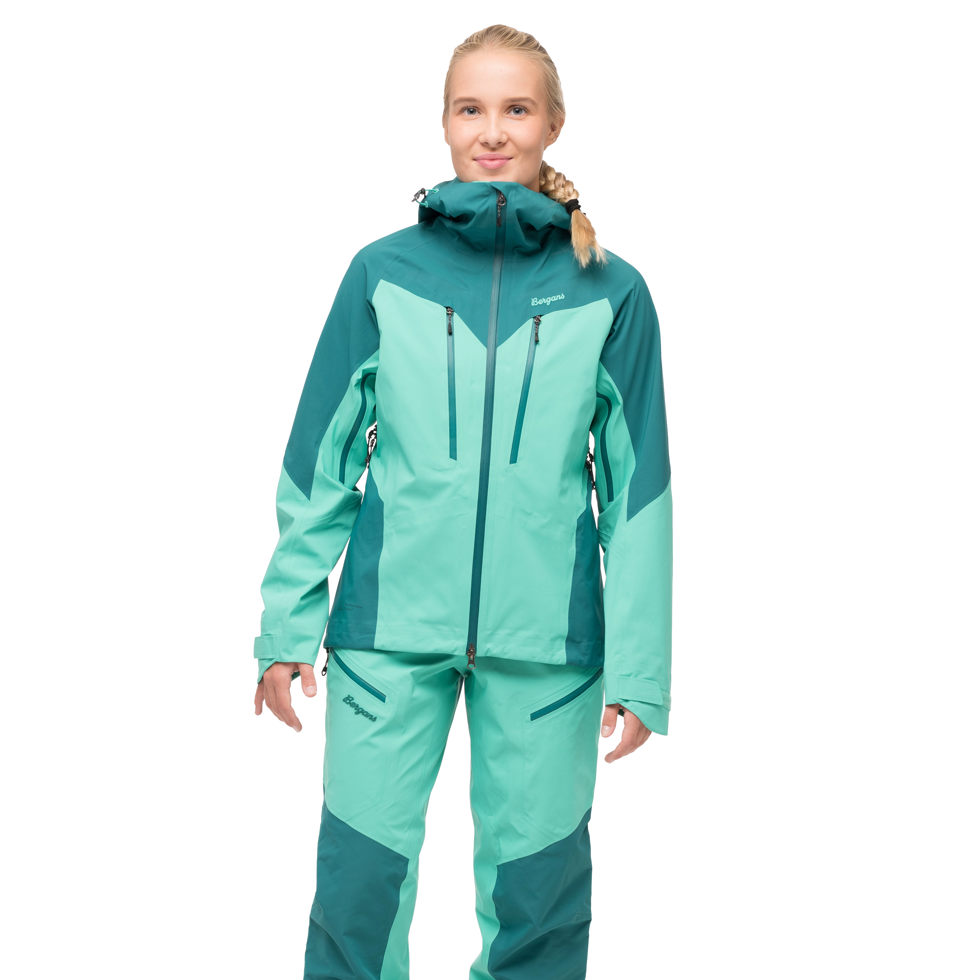 Tind 3L Shell Jacket Women Light Malachite Green / Malachite Green