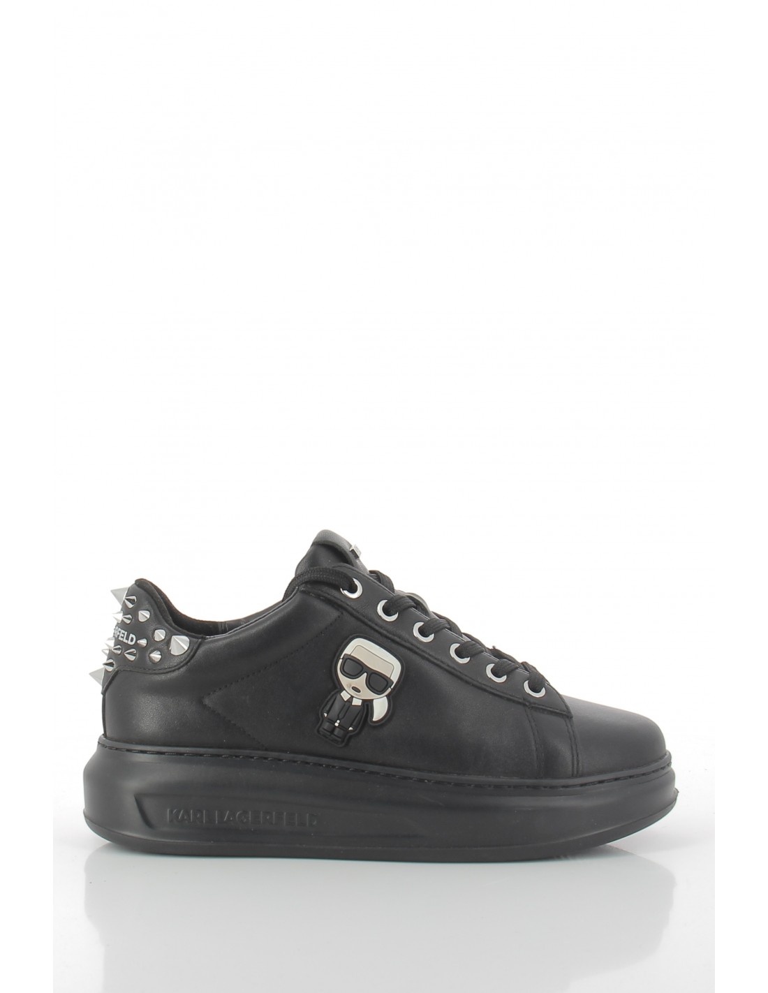 karl lagerfeld Baskets Compensées Femme kapri karl ikonic stud tab Noir