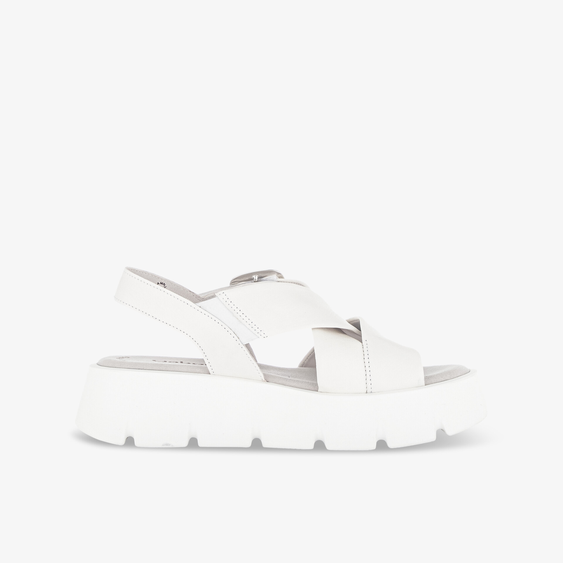 Gabor Damen Plateausandalen weiß