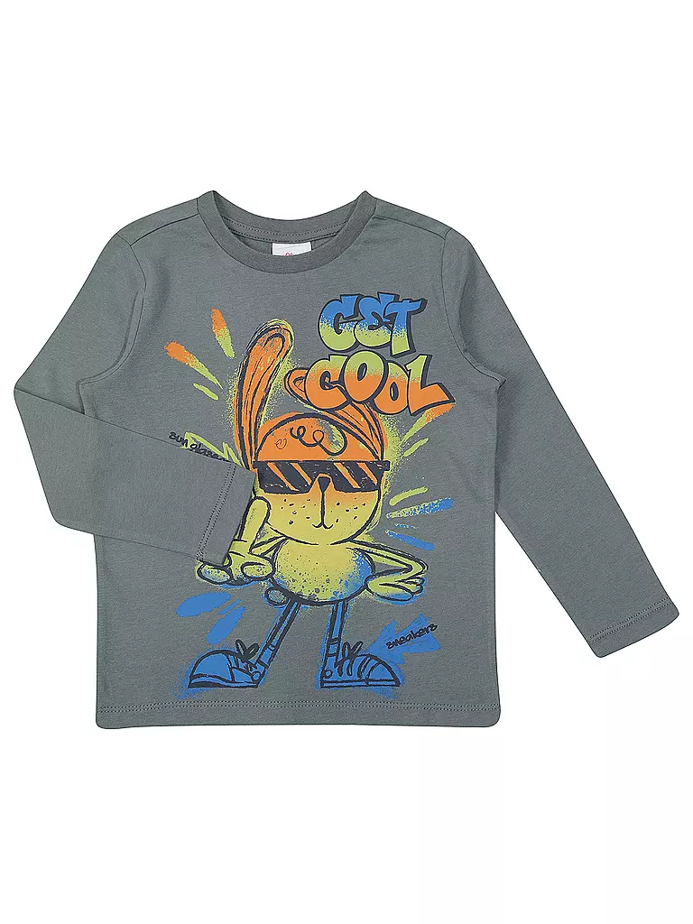 S.OLIVER Jungen Langarmshirt grau