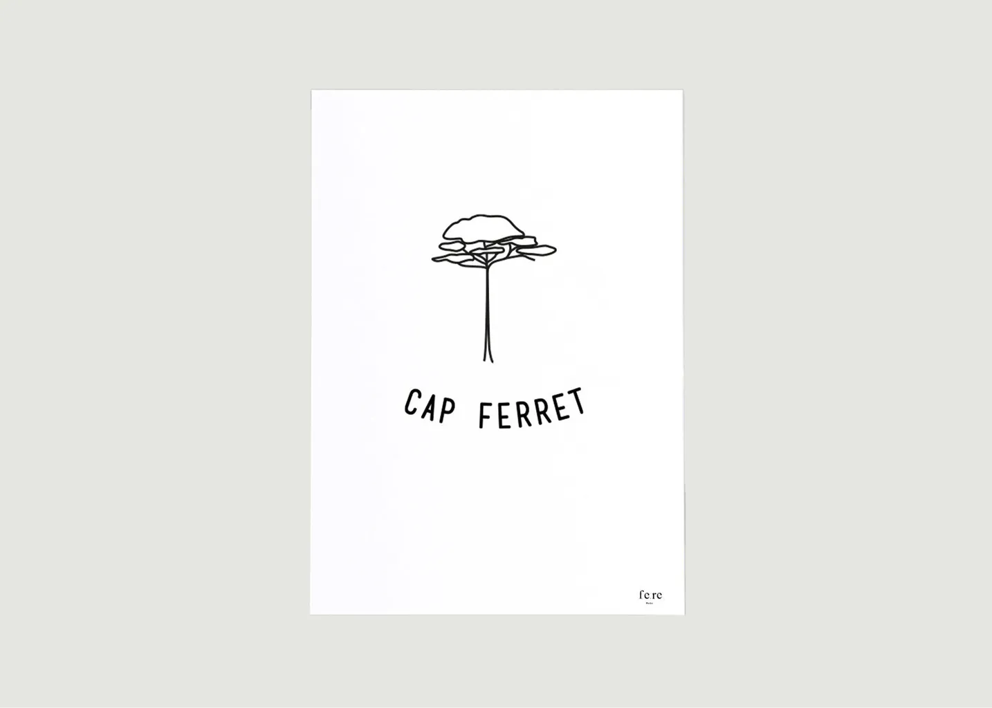 Affiche France, Cap Ferret Fere Paris