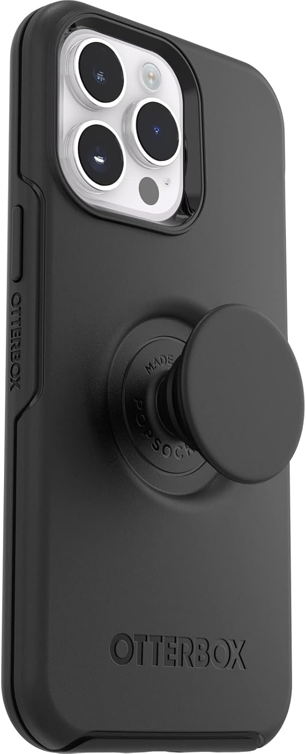 iPhone 14 Pro Max Antimikrobielle Hybrid Hülle Pop Symmetry Series Recycelter Kunststoff (77-88769) - Schwarz