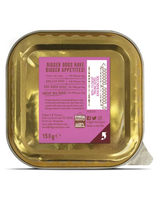 Edgard&Cooper Kuipje Game Duck Adult Wild&Eend&Veenbes - Hondenvoer