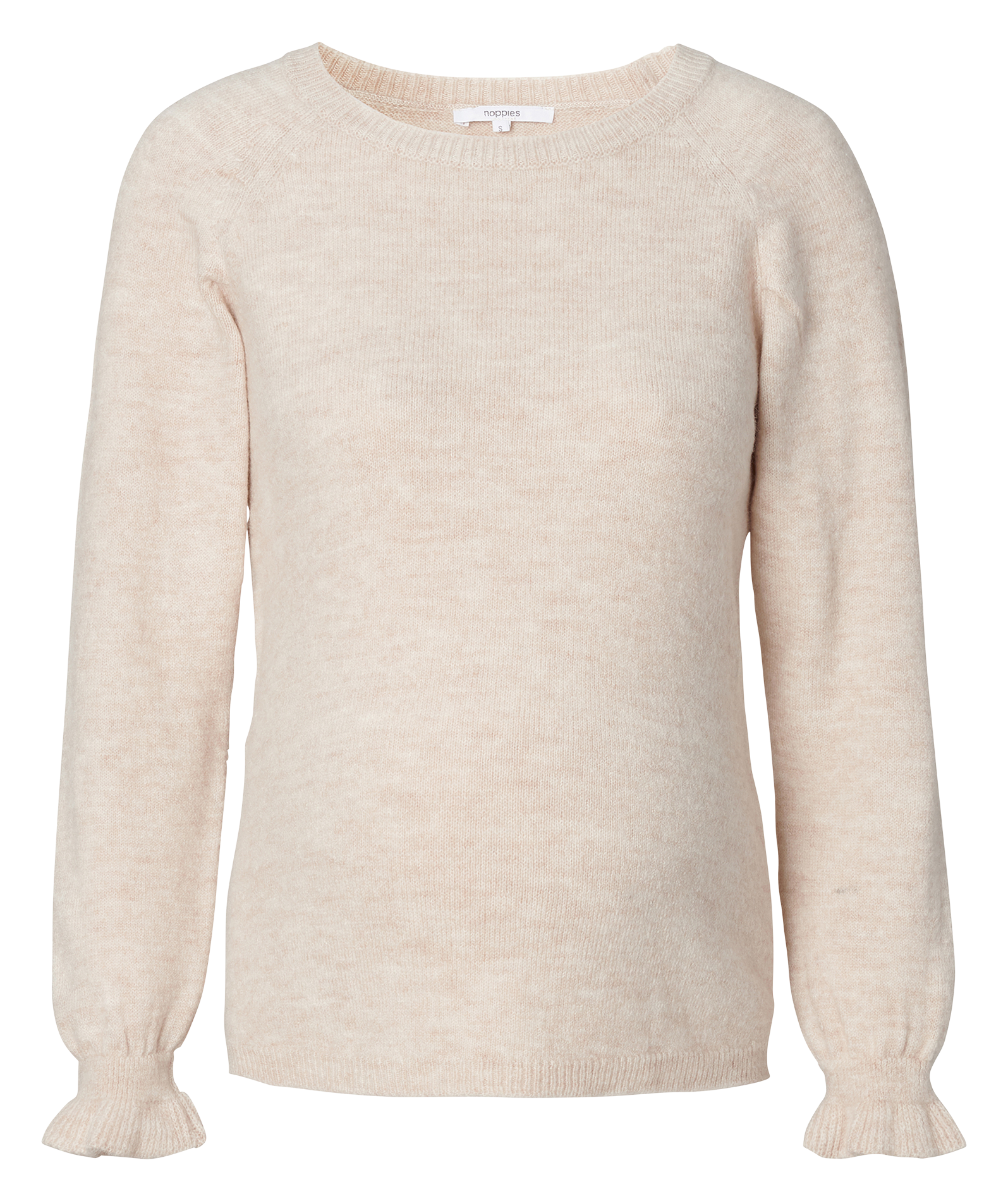 PIERZ - Pull de grossesse à manches volants | Beige