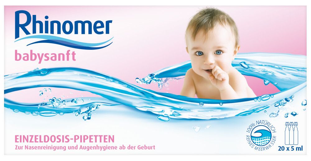 Rhinomer® babysanft Meerwasser Einzeldosis-Pipetten