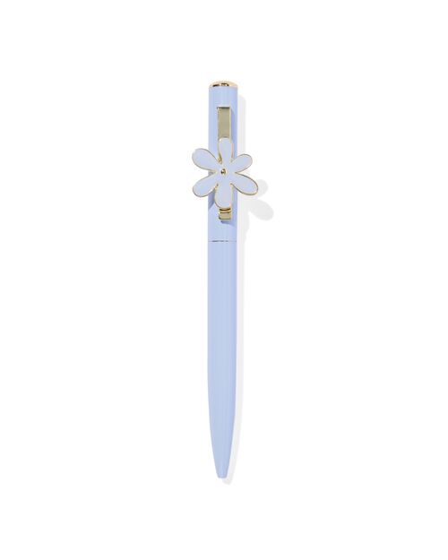stylo avec breloque fleurs
